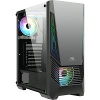 POWERBOOST VK-G2051S 500W USB 3.0 ATX ARGB Fan & Strip Siyah Kasa - 1